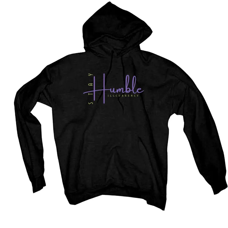 Air Jordan 4 “Canyon Purple” Black T-Shirt (Stay Humble)