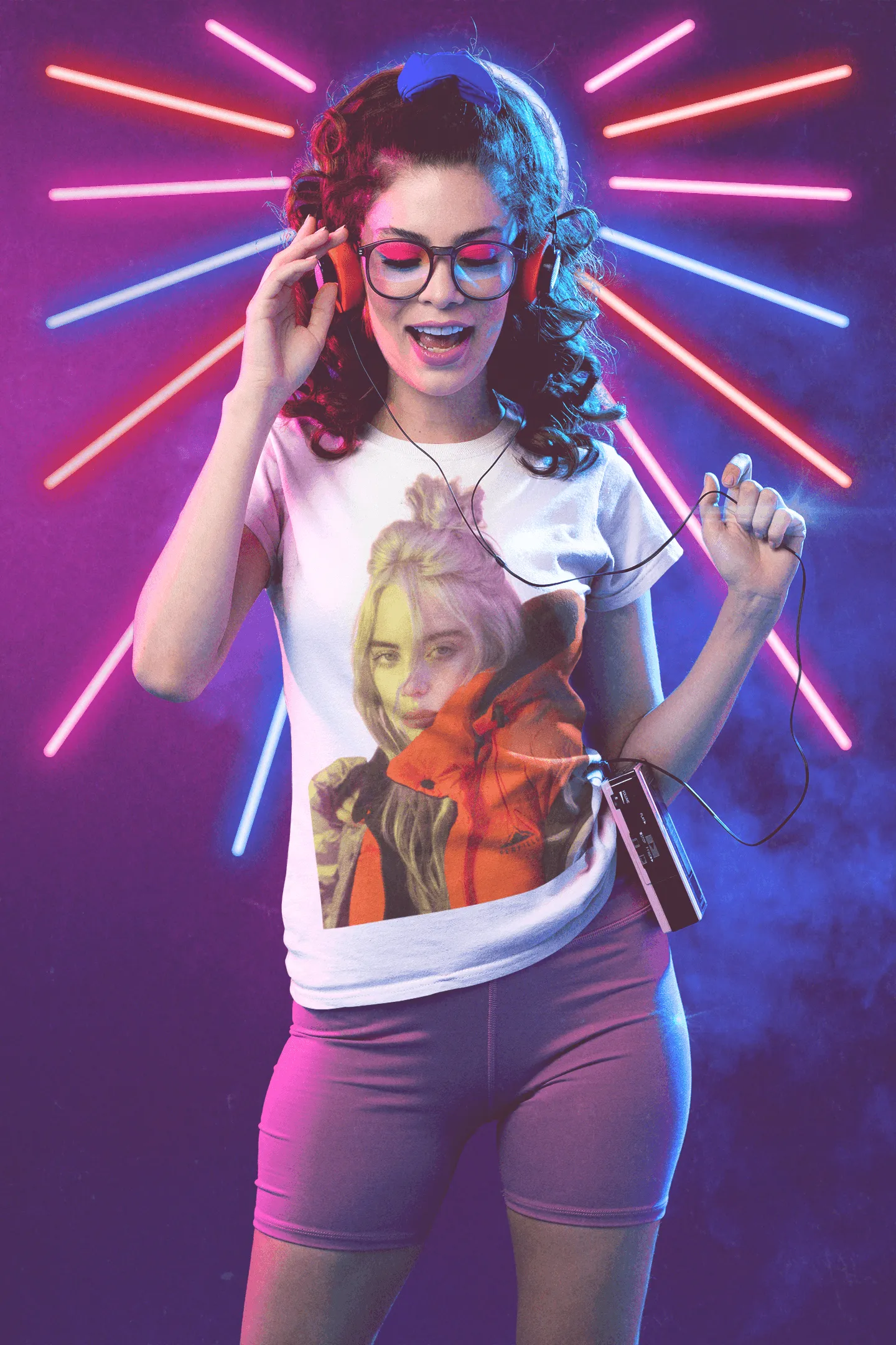 Bold Vibes 'Billie Eilish' Photo T-Shirt