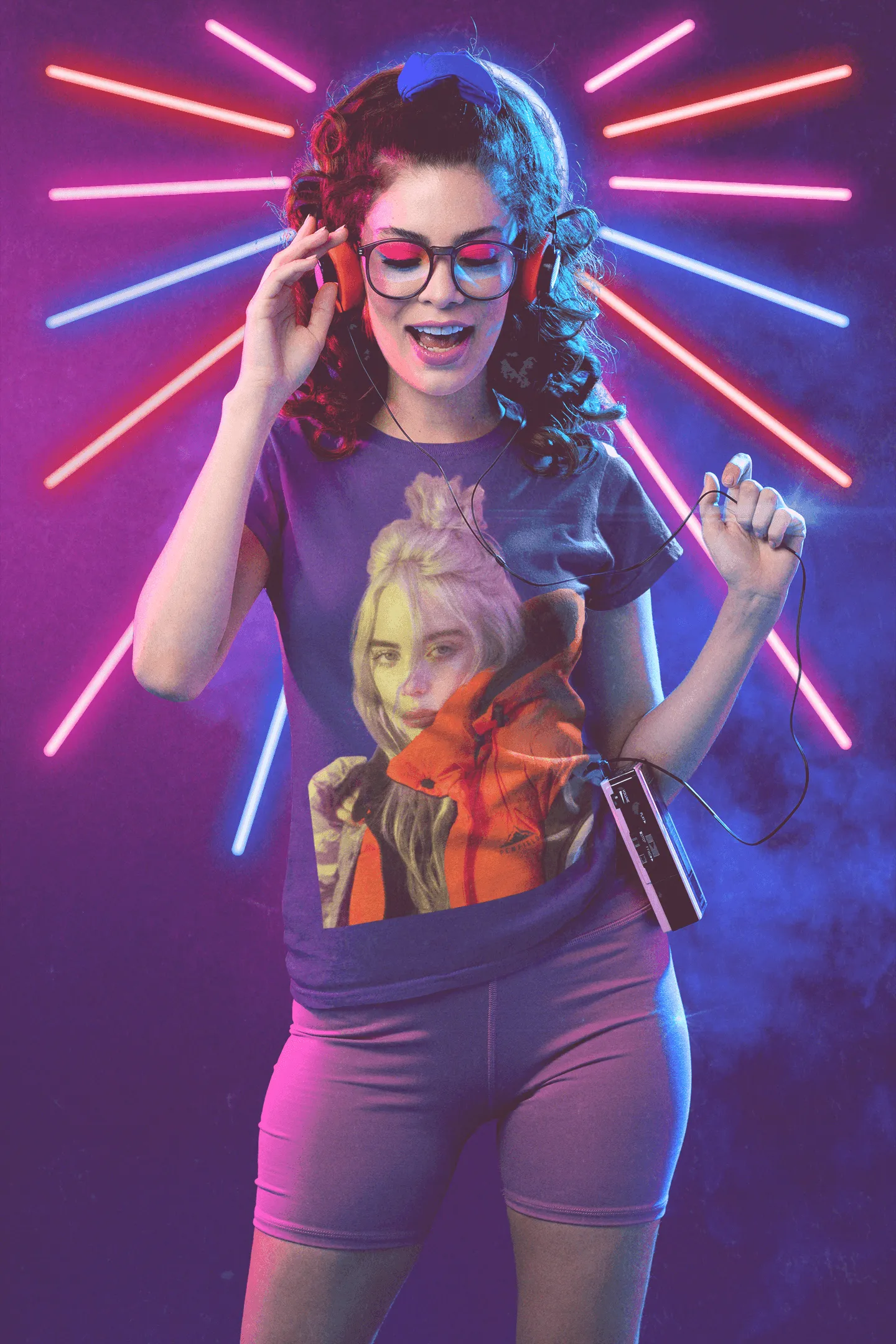Bold Vibes 'Billie Eilish' Photo T-Shirt