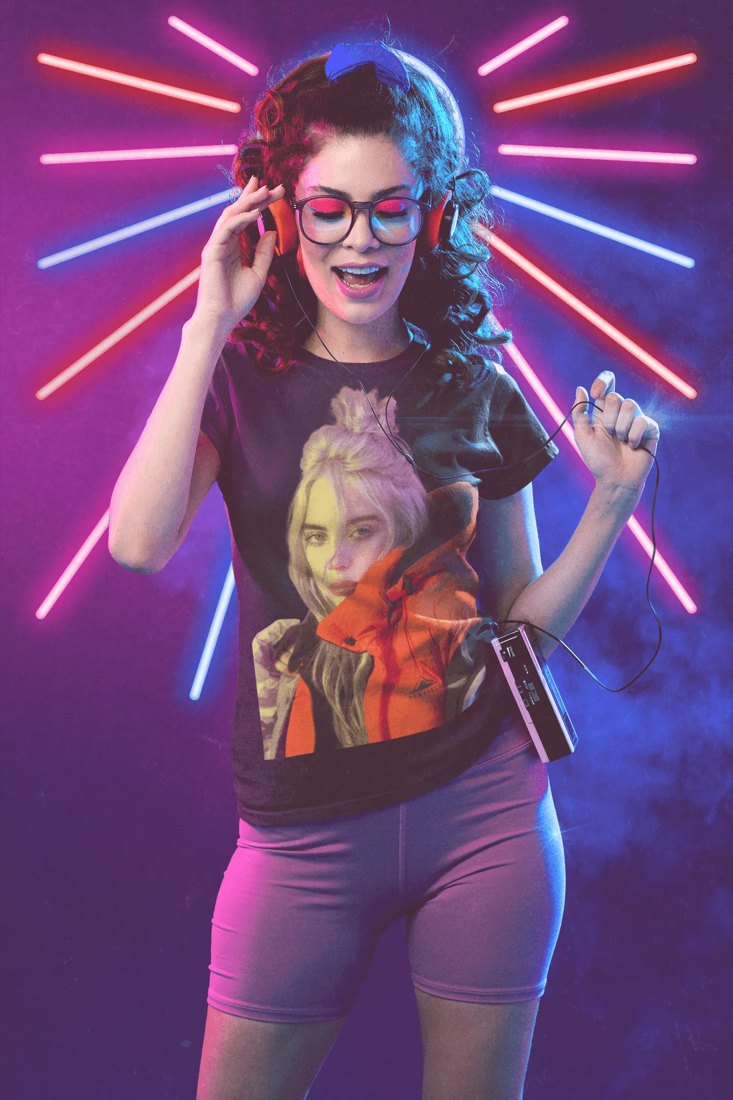 Bold Vibes 'Billie Eilish' Photo T-Shirt