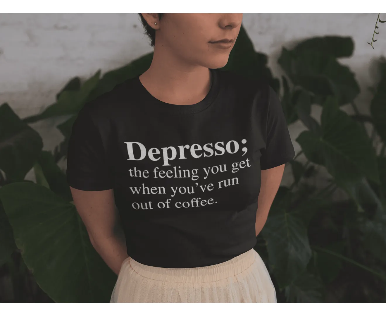 Caffeine Queen Depresso T-Shirt