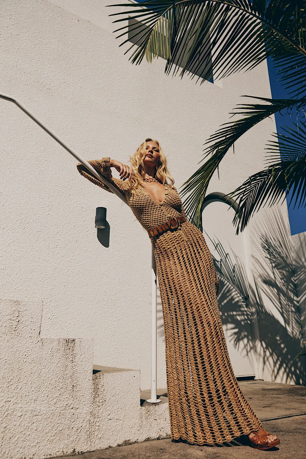 Chelsea Morning Crochet Maxi Dress