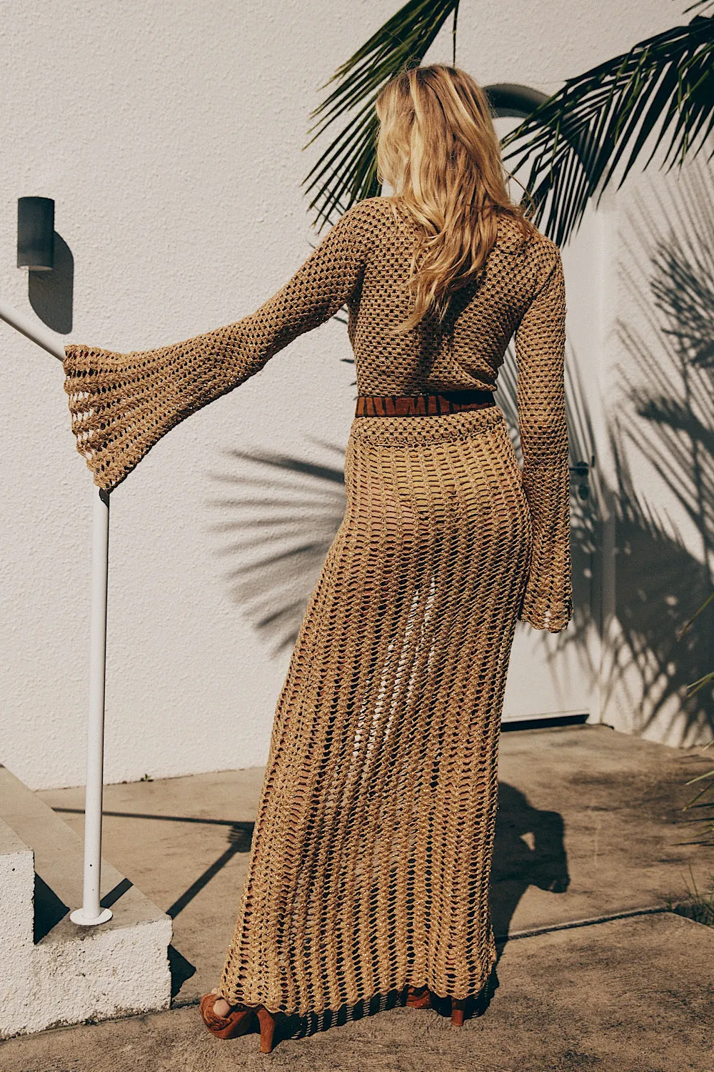 Chelsea Morning Crochet Maxi Dress