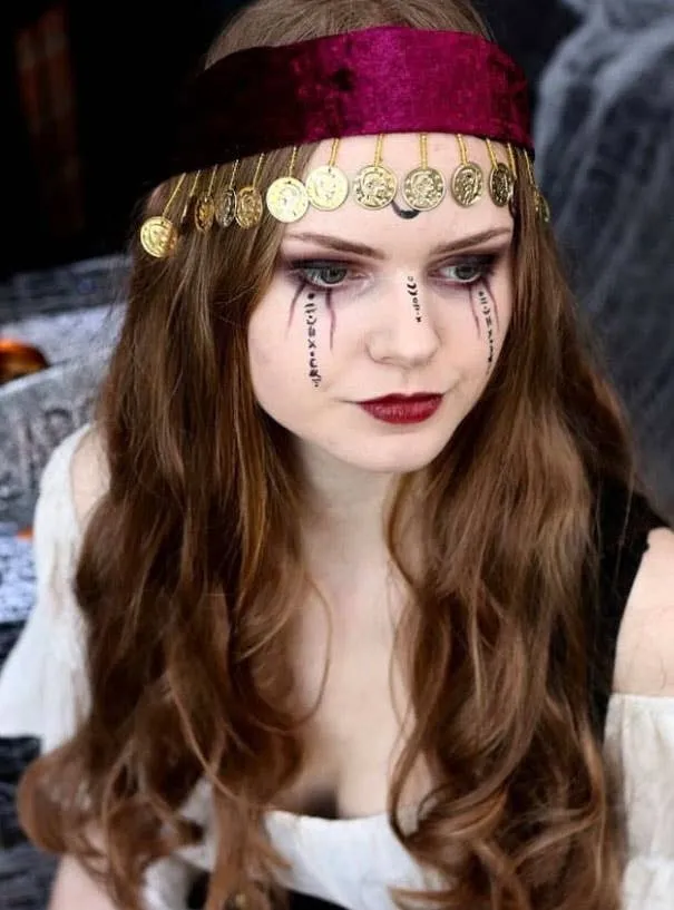 Deluxe Fortune Teller Womens Fancy Dress Costume