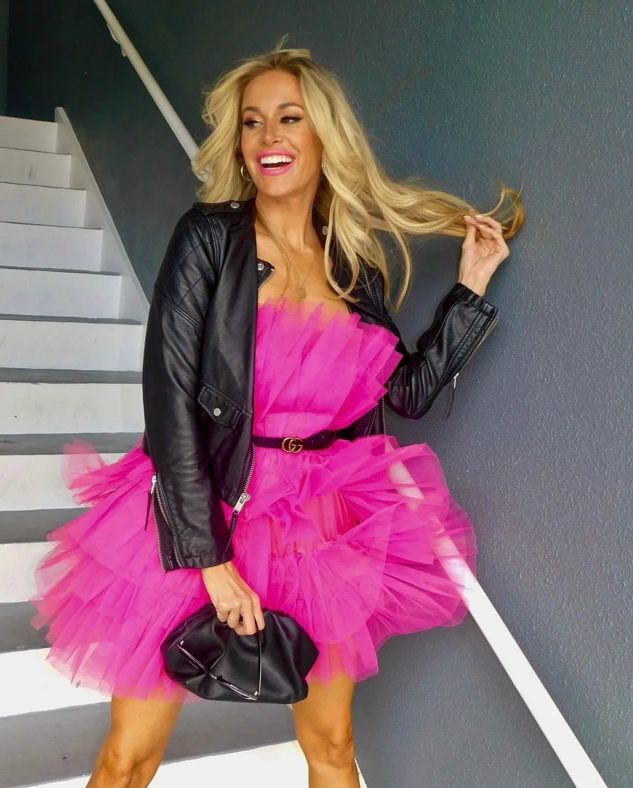 Katya Layered Tulle Mini Dress