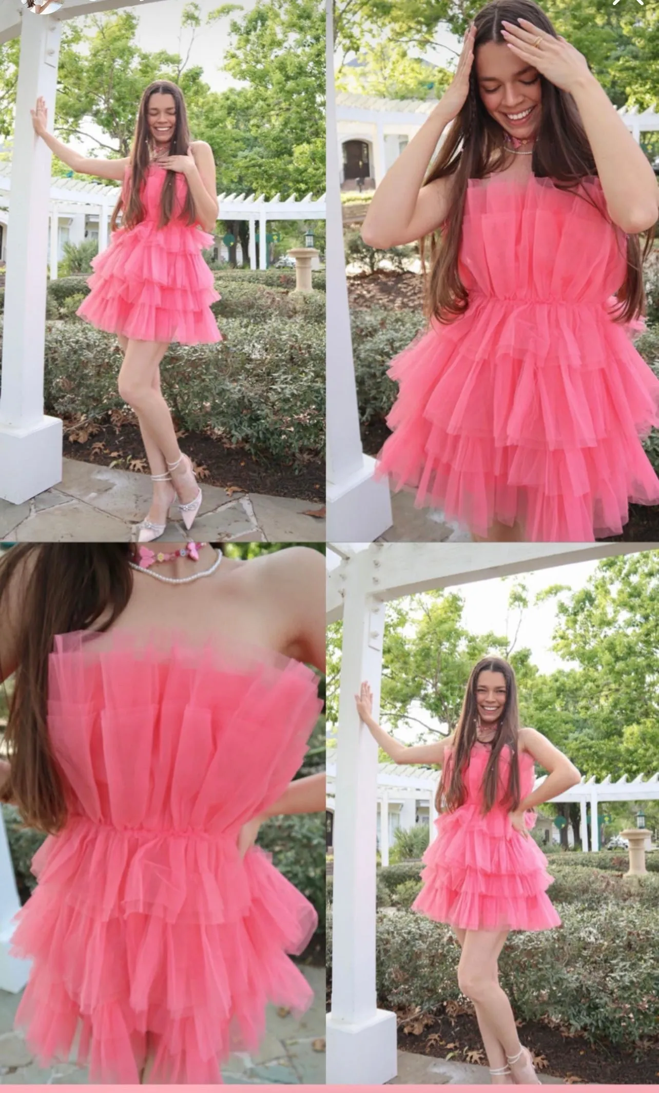 Katya Layered Tulle Mini Dress