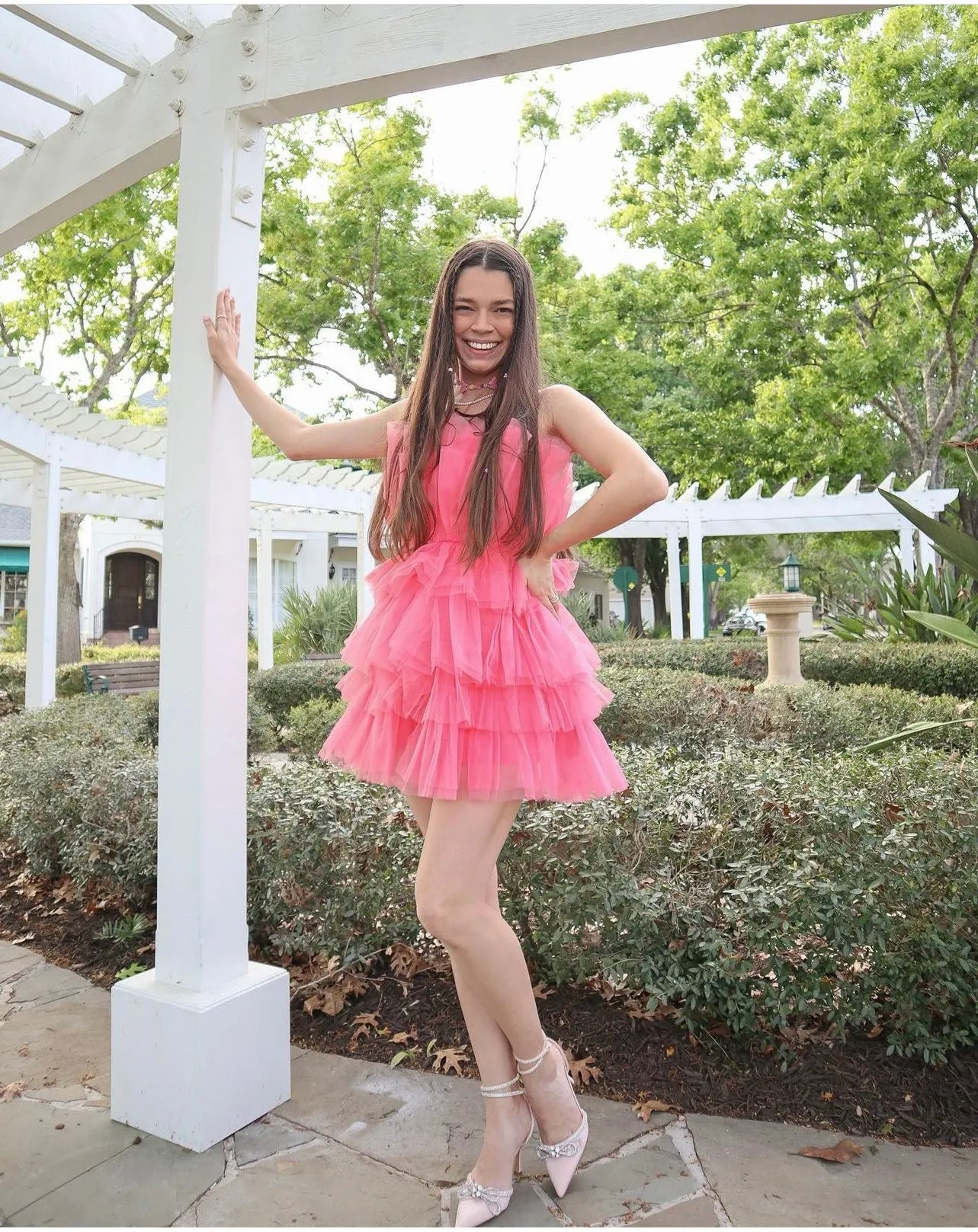 Katya Layered Tulle Mini Dress