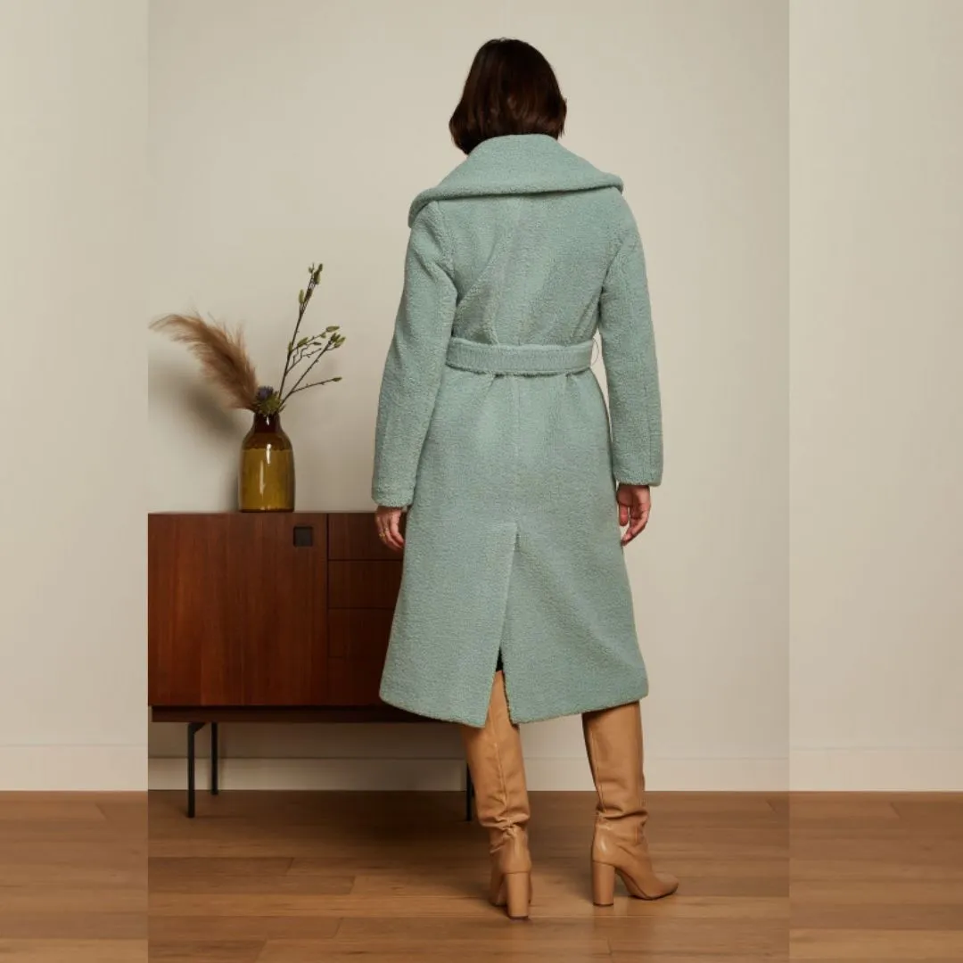 King Louie Women's Mary Coat Murphy in Granite Green