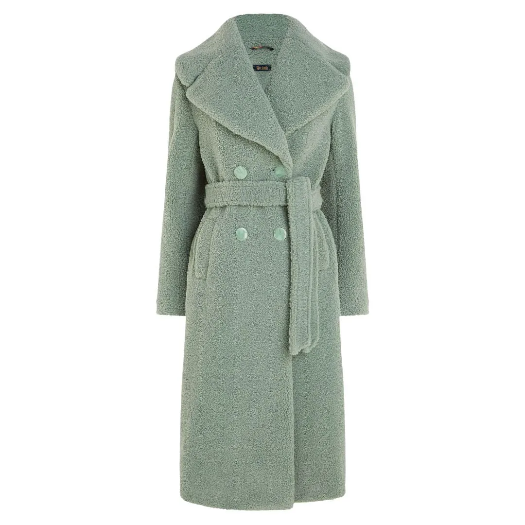 King Louie Women's Mary Coat Murphy in Granite Green