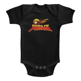 Kung Fu Panda Cape Flare Logo Baby Bodysuit