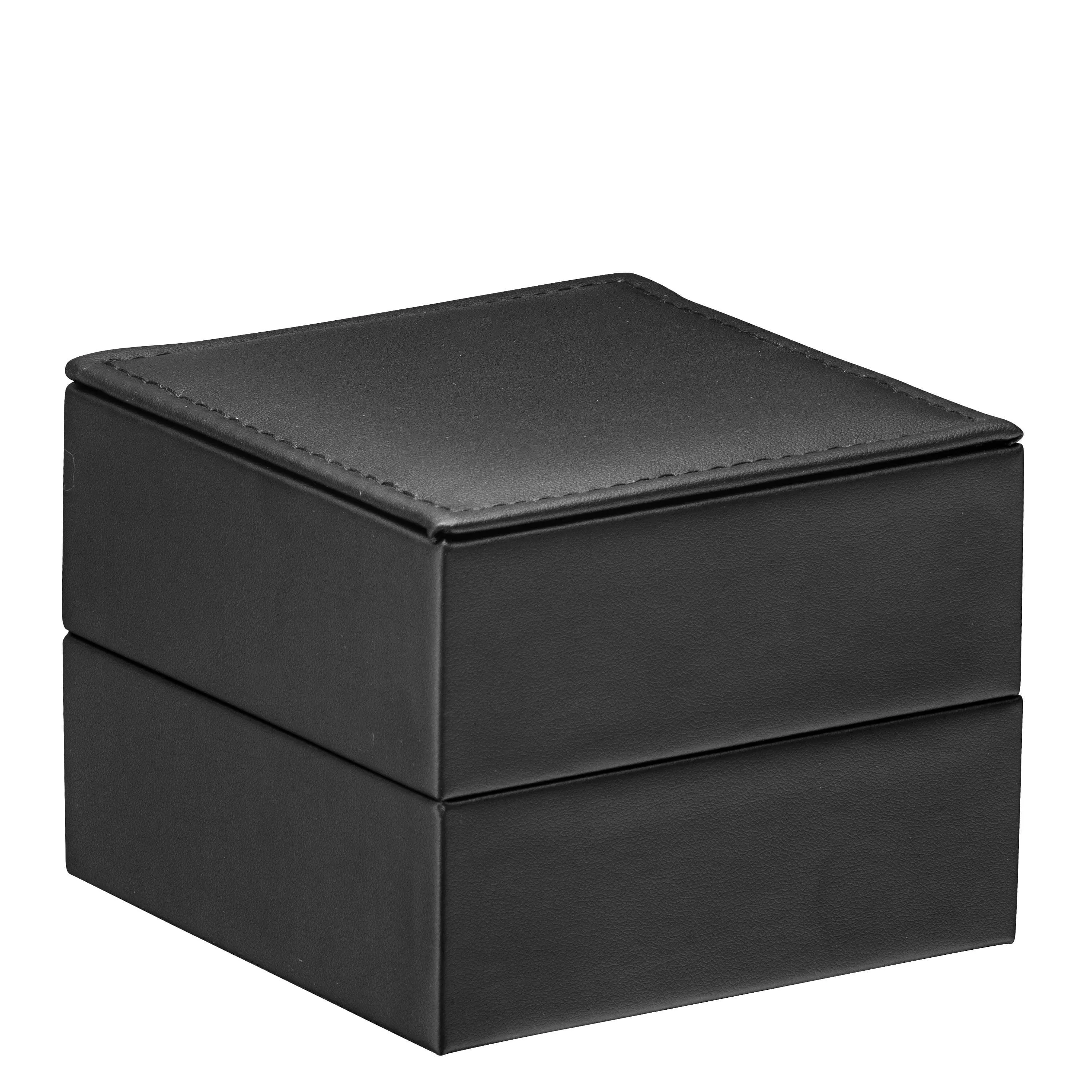 Luxury Leather Large Hoop Earring Box, Opulent Collection