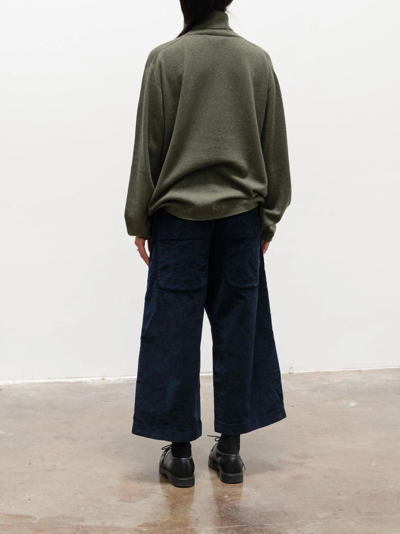 Mambo High Neck Sweater - Military