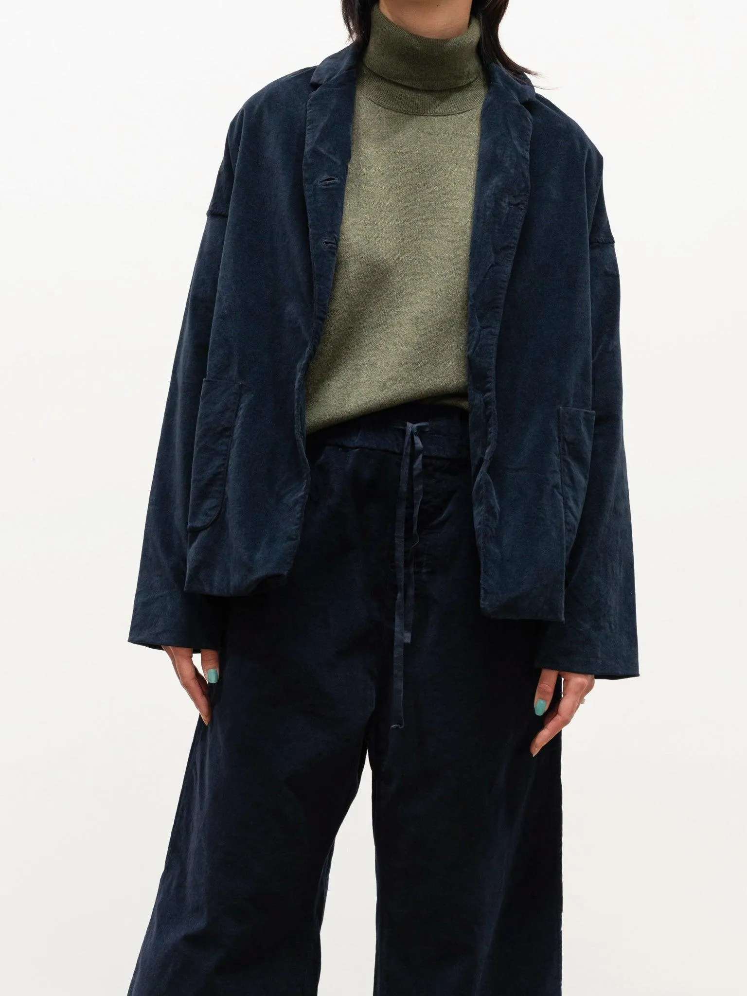 Mambo High Neck Sweater - Military
