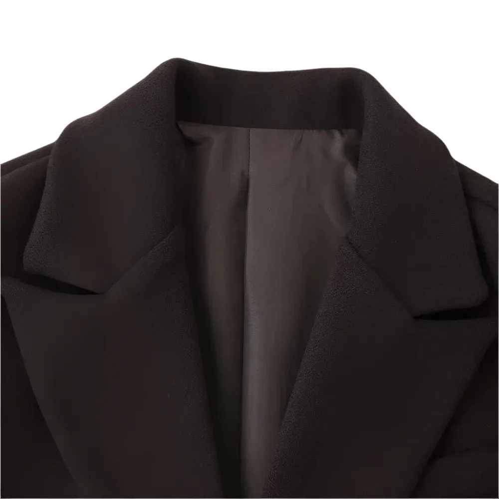 Norma Long Tassel Hem Maxi Coat