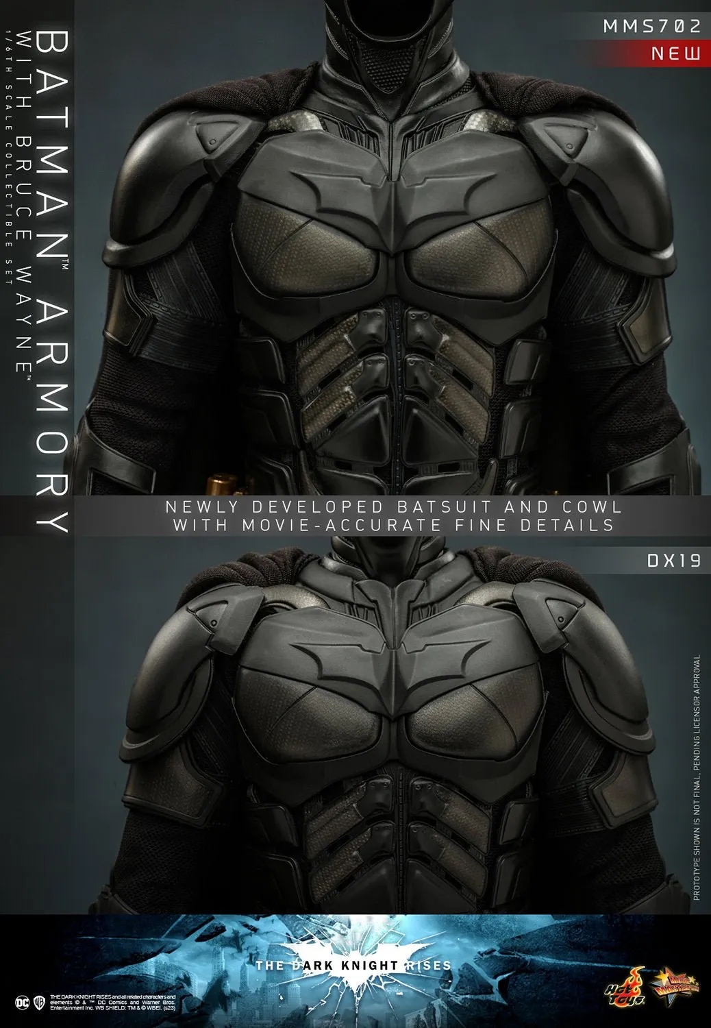 PRE-ORDER: Hot Toys Batman Armory with Bruce Wayne Sixth Scale Figure Set