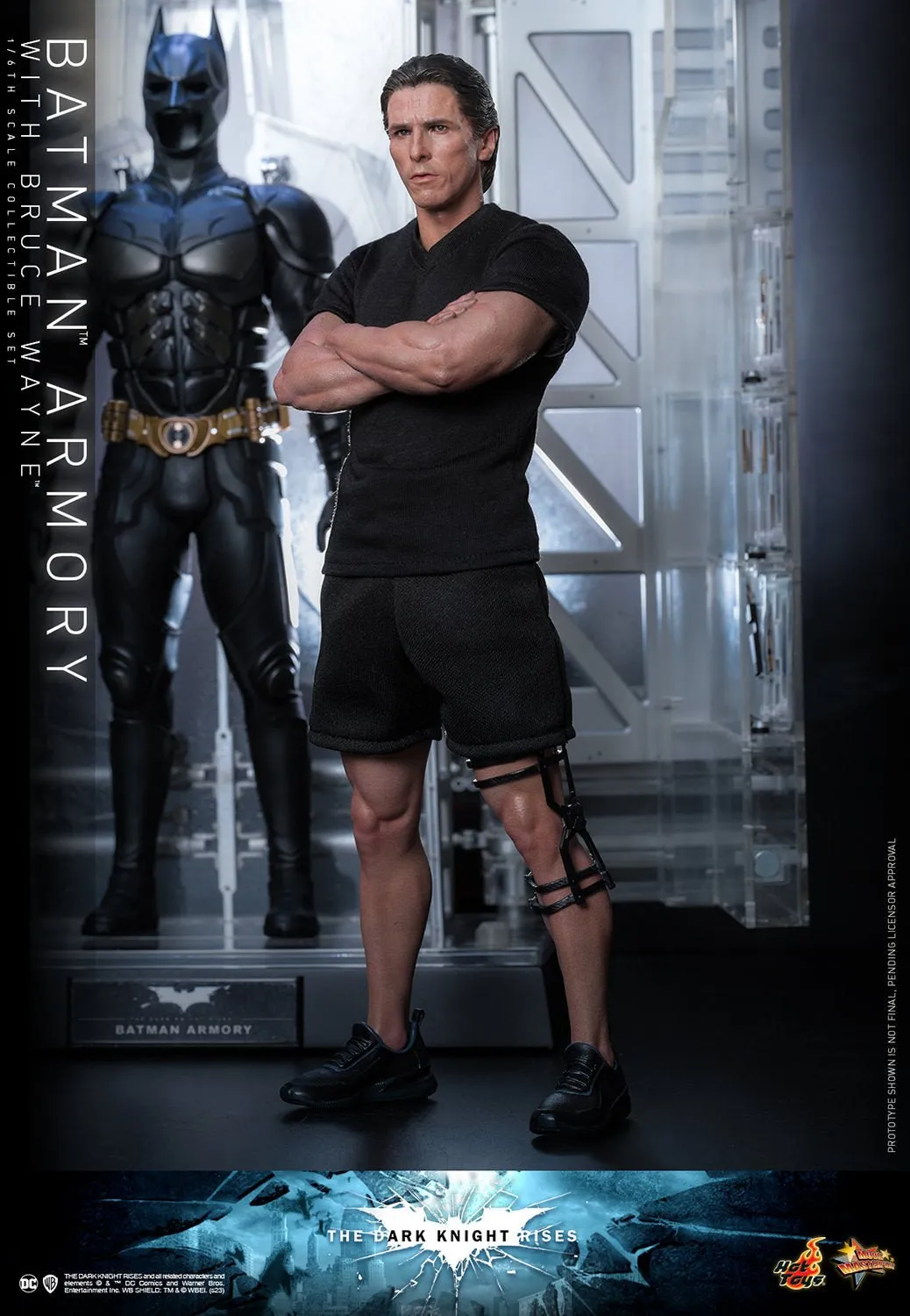 PRE-ORDER: Hot Toys Batman Armory with Bruce Wayne Sixth Scale Figure Set