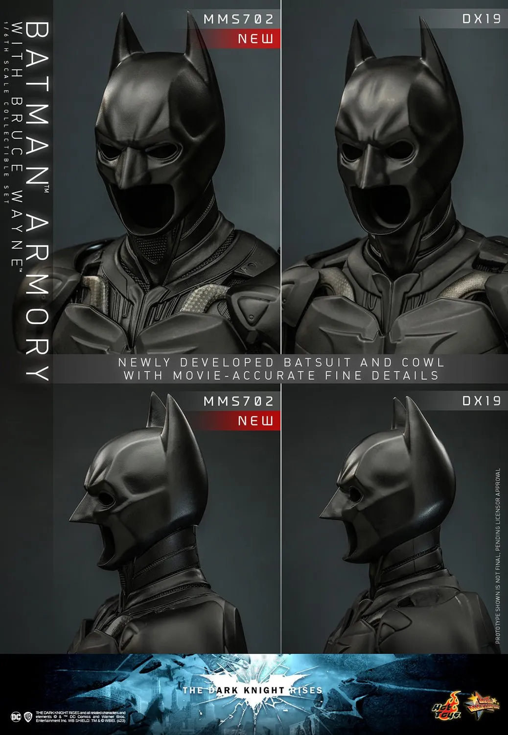 PRE-ORDER: Hot Toys Batman Armory with Bruce Wayne Sixth Scale Figure Set