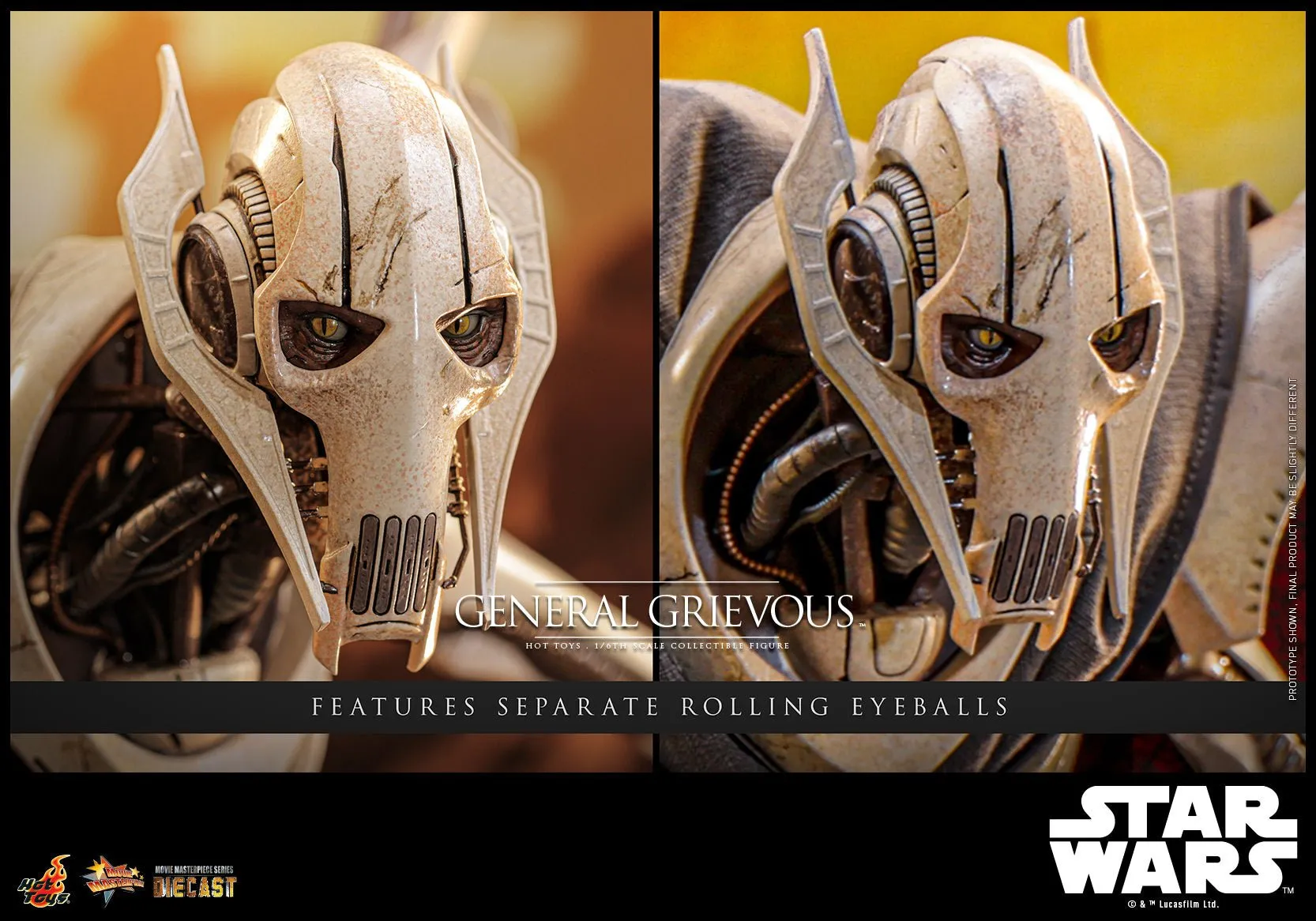 PRE-ORDER: Hot Toys Star Wars General Grievous Sixth Scale Figure