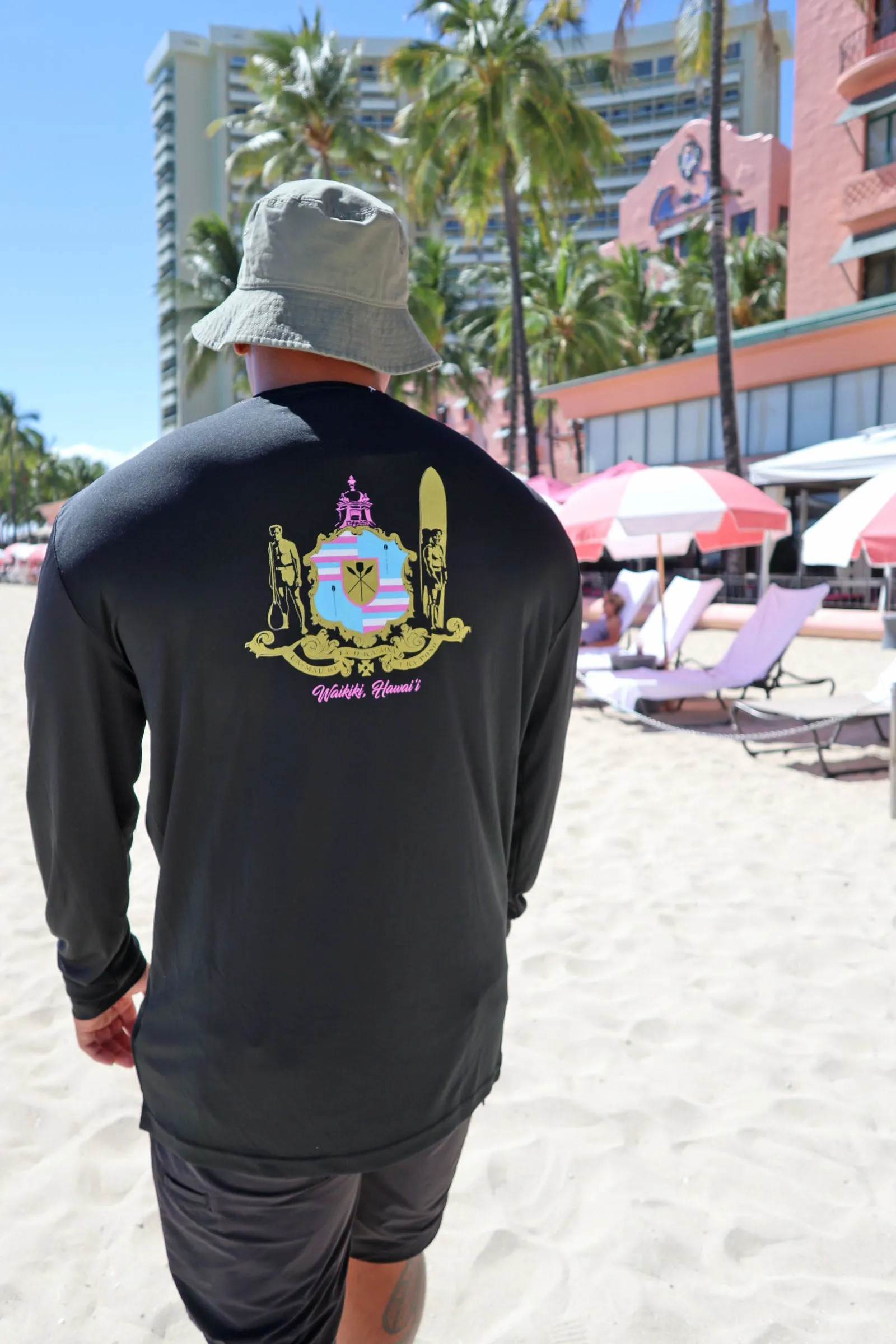 Royal Coat of Arms Teddy B. Rash guard - Menʻs/Unisex