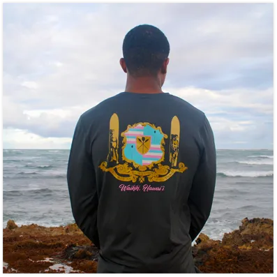 Royal Coat of Arms Teddy B. Rash guard - Menʻs/Unisex