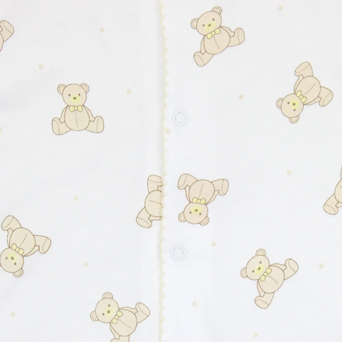 Teddy Bear Printed Footie | Baby Unisex